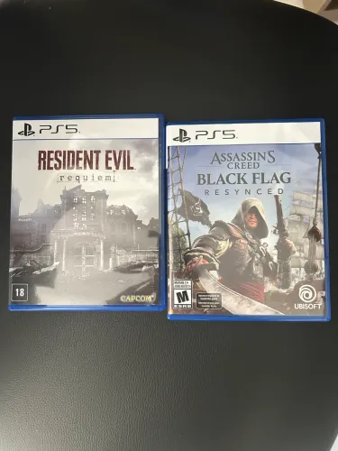 Resident Evil Requiem e Assassins Creed Black Flag Resynced