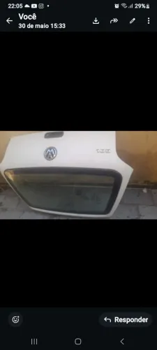 Tampa de mala do gol bolinha com vidros