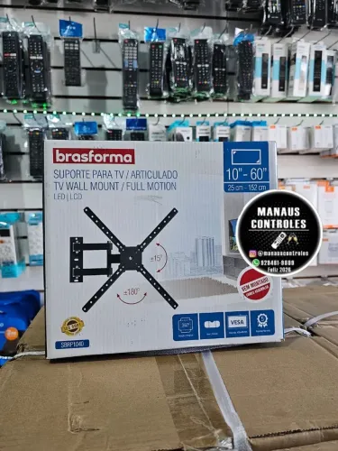Suporte para tvs até 60 polegadas braço longo articulado