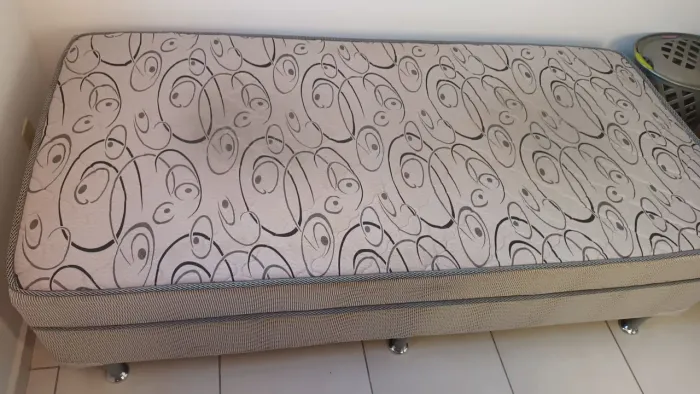 Cama box de solteiro Ortobom