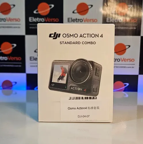 Câmera DJI Osmo Action 4 - Nova e Lacrada na Caixa