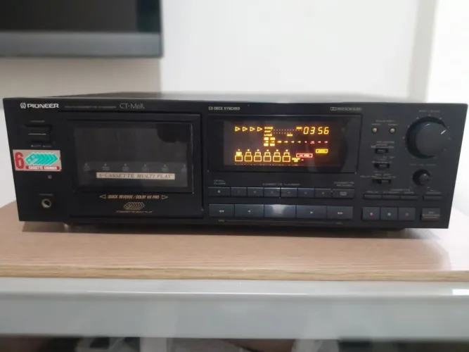 Tape deck pioneer Ct-m6r perfeito!!!