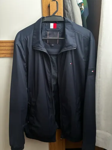 Jaqueta Azul Tommy Hilfiger Leve M