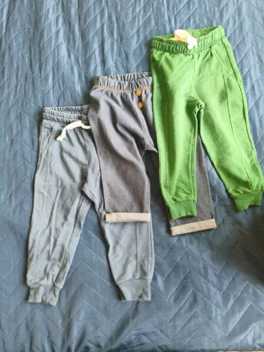 combo com 3 calças para meninos - 1 ano