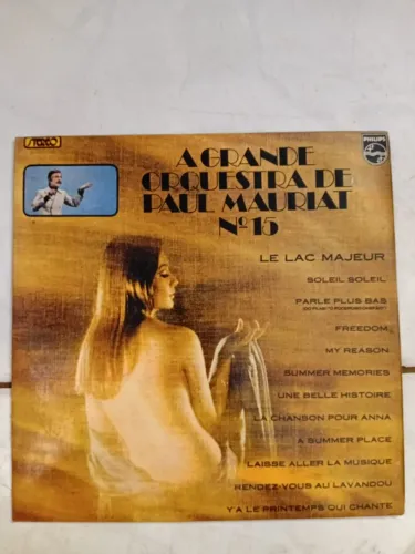 LP Paul Mauriat - A Grande Orquestra Nº 15 - Philips - Vinil Vintage