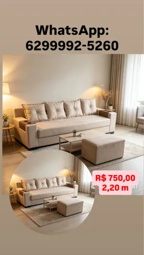 Sofá pronta entrega 4 lugares (@)
