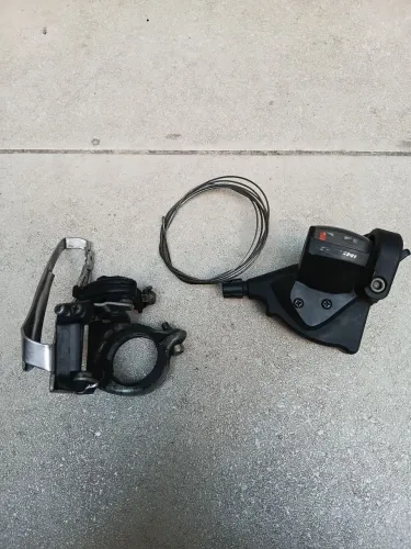 Kit cambio + alavanca de marcha dianteiro 3v