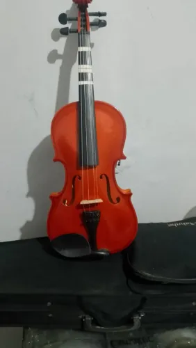 VIOLINO SEMI NOVO TOP MADEIRA COMPLETO
