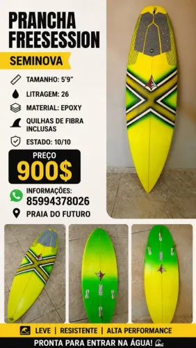 Vende se prancha seminova perfeito estado