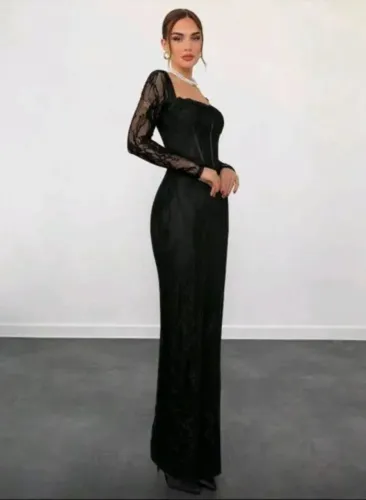 VESTIDO PRETO SEREIA