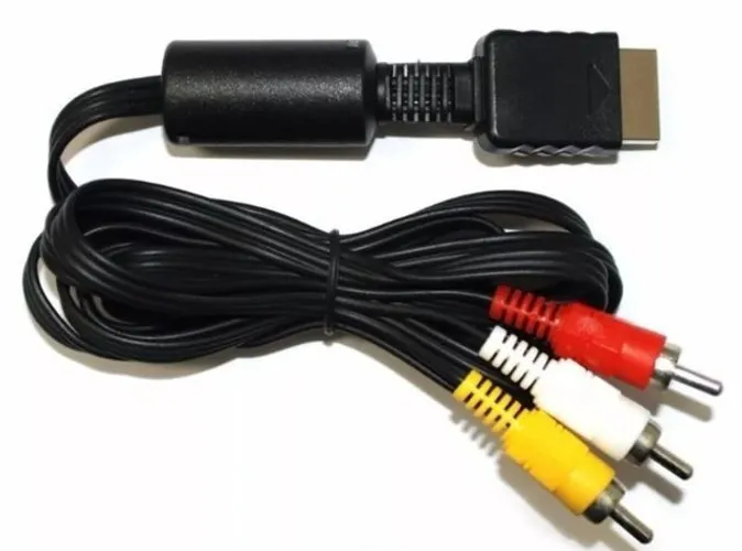 COD-CP402 Cabo Av Audio/vídeo Rca Para Playstation Ps3 Ps2 Ps1 Arduino Automação Robotica