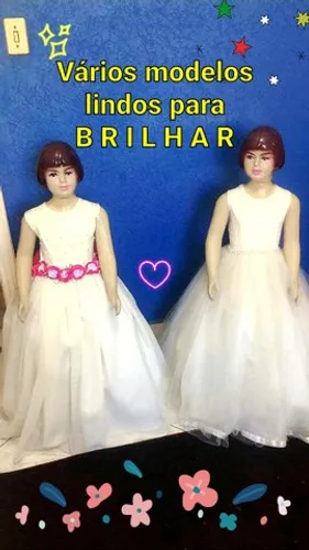 Daminha e Florista vestidinho noiva
