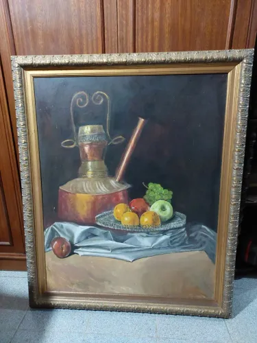 ESPETACULAR QUADRO PINTURA OST PINTOR A.MACEDO