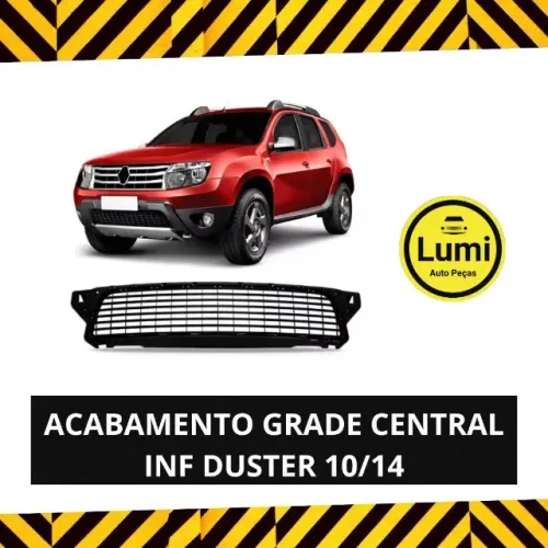 Grade Central Duster 10/14 Preta - NOVA