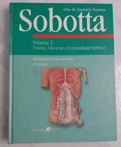 SOBOTTA  21 ° Edição  Vol. 2   ANATOMIA 