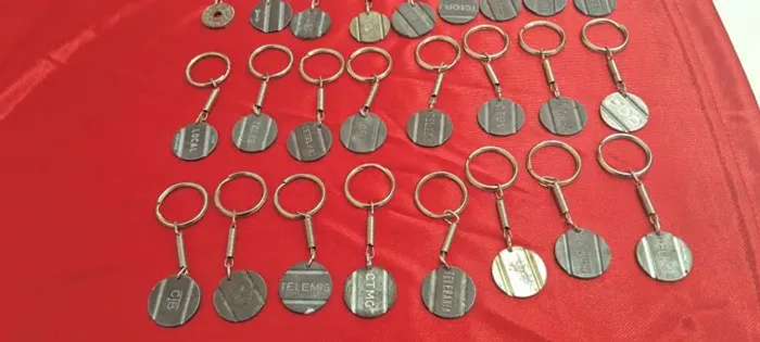 Fichas Telefônicas Antigas Coleção Chaveiros 