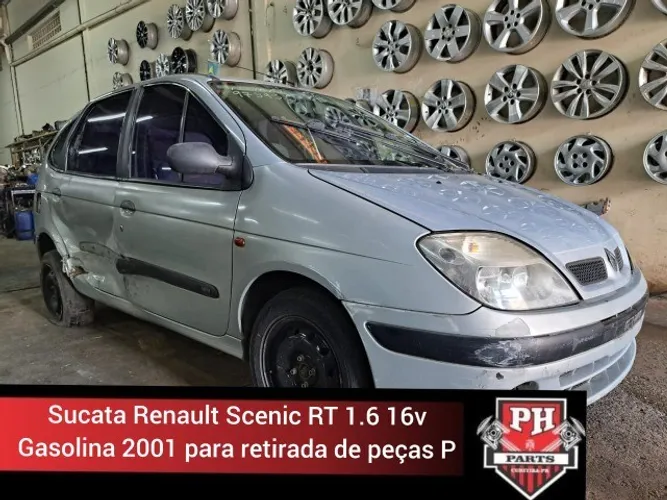 Sucata Renault Scenic 1.6 16v Gasolina 2001 para retirada de peças