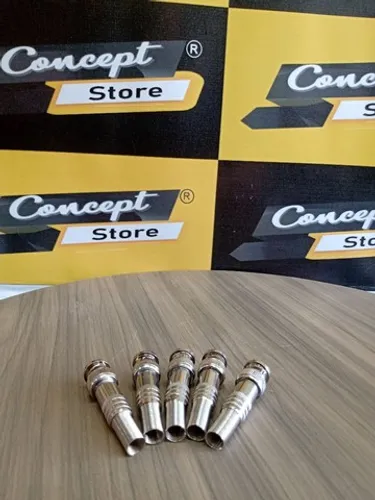 Conector Bnc Macho Com Mola De Parafuso<br><br>