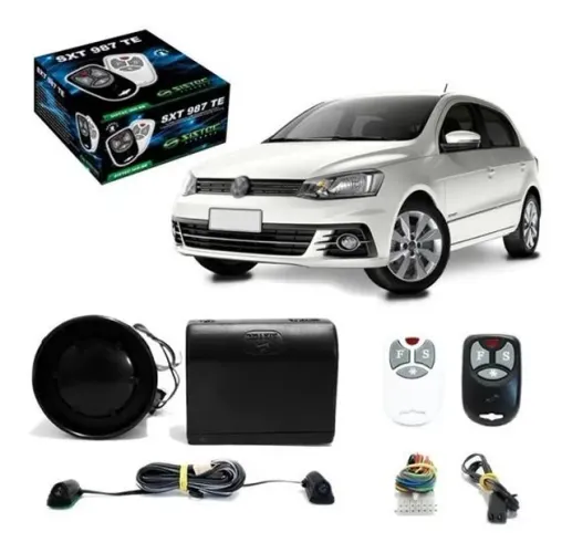 Alarme Automotivo Sistec C/ Bloqueio Sxt 987 TEv