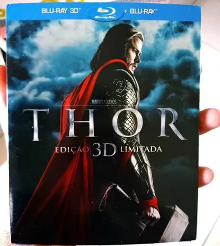 Blu-ray Thor - O Mundo Sombrio - Edição Limitada Duplo com Luva - 2D e 3D - Bluray Origina