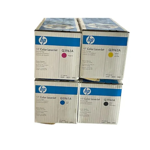 Kit toner hp 122a q3960a q3961a q3962a q3963a original