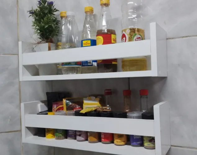 Prateleira de Parede para Cozinha - Organização Ideal