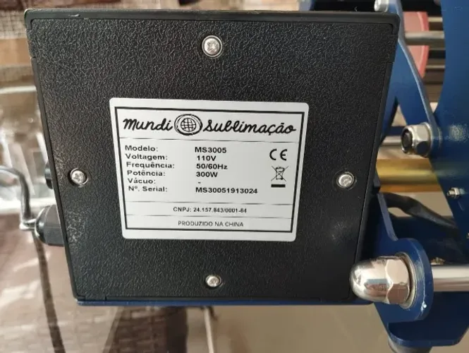 Prensa Sublimadora Automática Mundi Canecas 127v