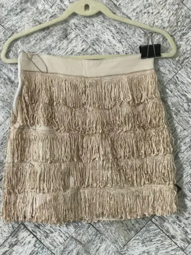 Saia de franja para dança 