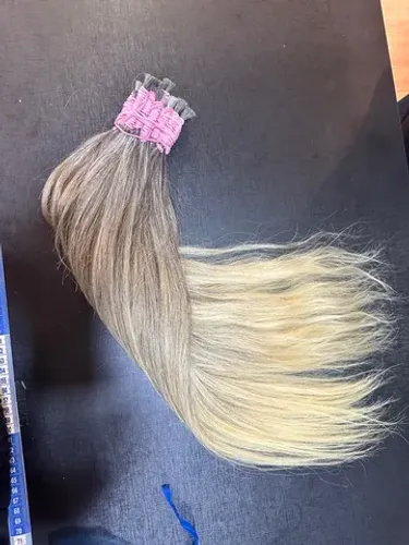 Cabelo humano Loiro Viatnã 55cm loiro mesclado 