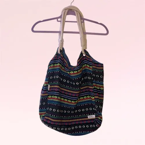 Bolsa de ombro colorida