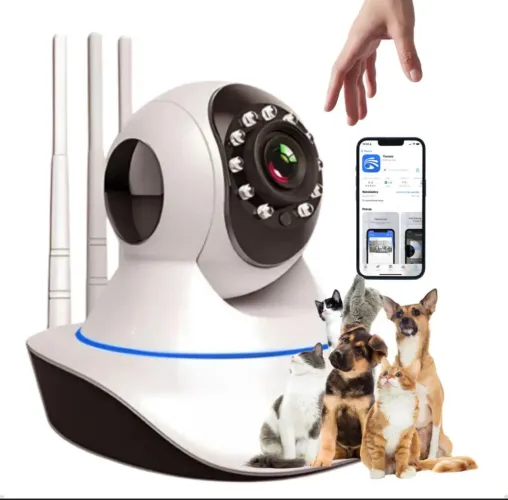 Câmera de Segurança Wi-Fi 1080P - Monitoramento Remoto