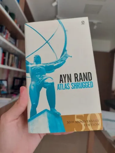 Livro Atlas Shrugged Versão Inglês 50th Anniversary Edition