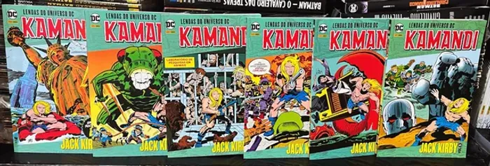 Lendas do universo DC kamandi Jack Kirby completa em 6 edições