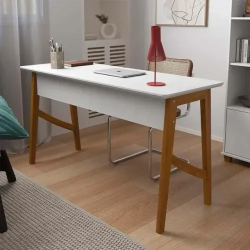 Escrivaninha com  1 Gaveta125cm Taurus Novo Fazemos Entrega