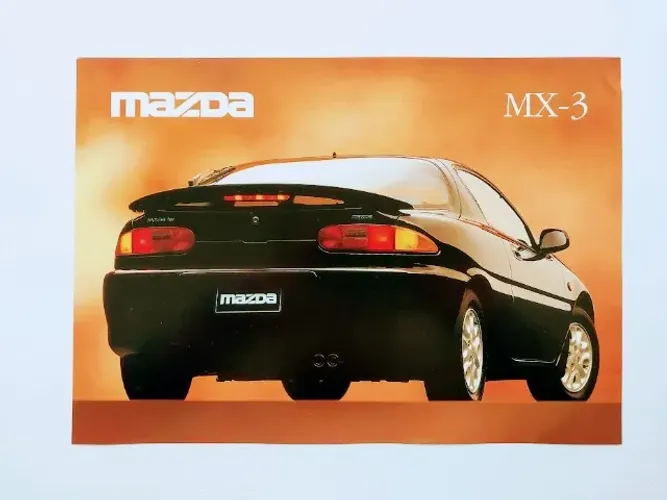 Mazda MX3 ou MX5 Miata - Catálogo, folder (valor unitário)
