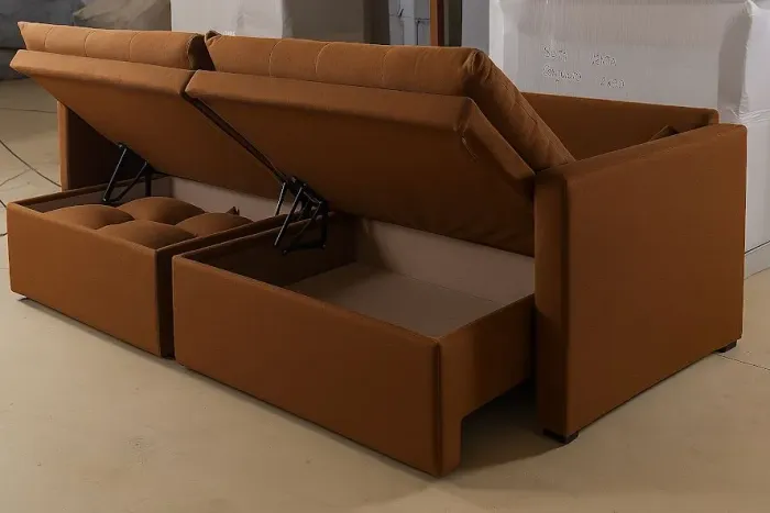 Sofa cama com bau ravena trop Black Friday