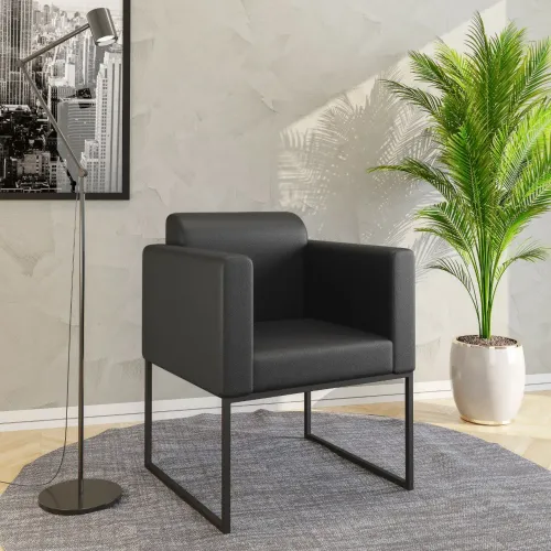 Poltronas Modernas para recepção e sala de espera 