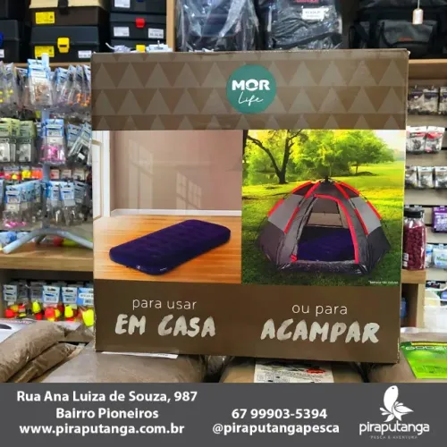 Colchão Inflável Solteiro Mor 100kg