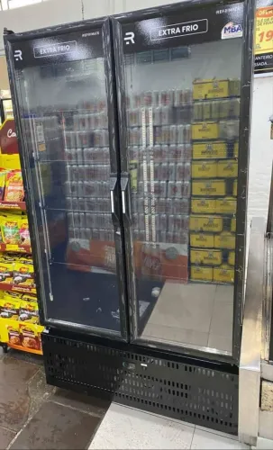 Balcão auto serviço extra frio 2 portas full black Refrimate - Marcos