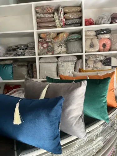 Almofadas Decorativas Baguete aveludado 