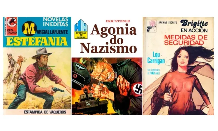 vendo coleção completas  bolsilivros faroeste / briggite/ digitalizados