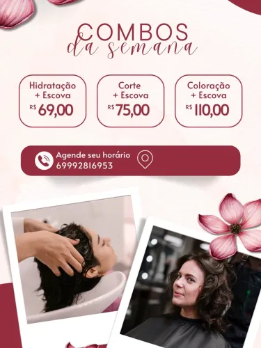 Combos da Semana - Cabelos Lindos e Hidratados!