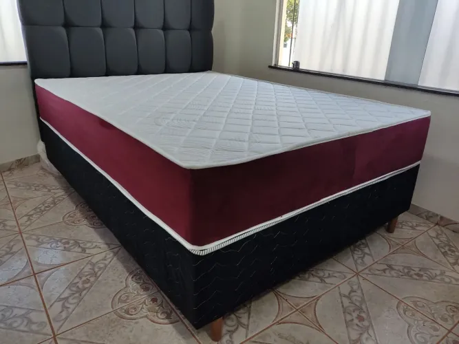 Cama Box Completa com Colchão e base