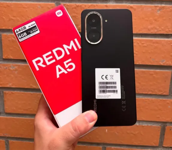 Redmi A5 Celular com Design Elegante 64Gb/3Ram Custo e benefício compatíveis