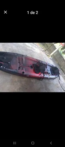 Caiaque duplo de pesca 