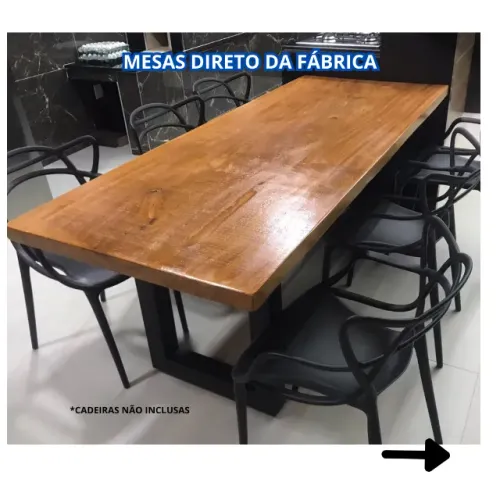 mesa de jantar madeira entrega grátis df