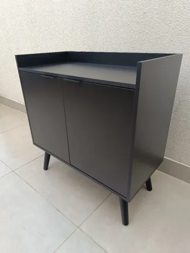Balcão MDF Retrô Cantinho do Café 80cm x 40cm x 84cm Alt - Entrego Montado 