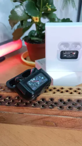FONE DE OUVIDO SEM FIO BLUETOOTH COM VISOR A9 PRO TOUCH SCREEN