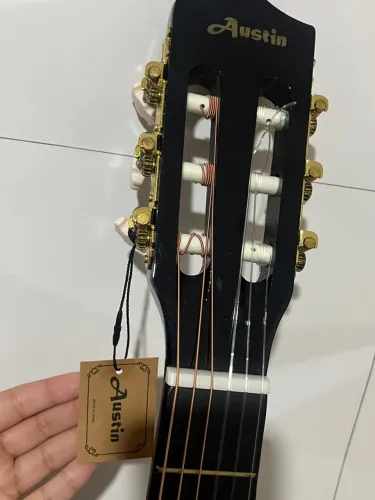 Violão Clássico Austin Preto Novo
