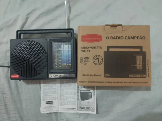 RÁDIO COMPANHEIRO 7 FAIXAS - NOVO